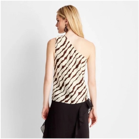NWT Women's One Shoulder Knot Top Future Collective with Jenee Naylor XXS - Picture 3 of 7